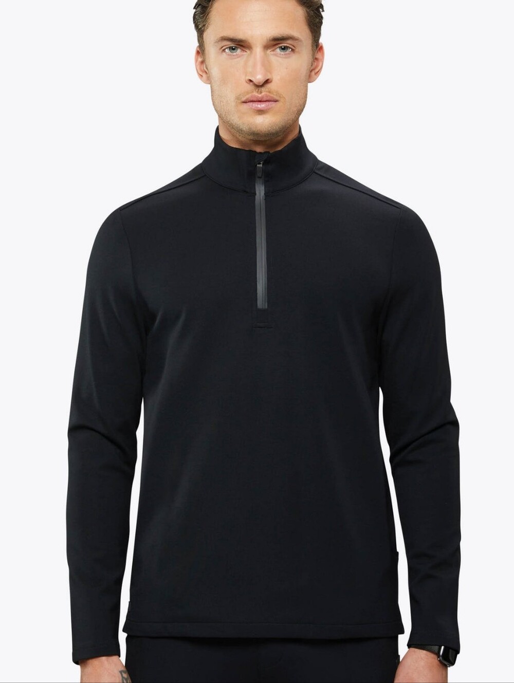 Cuts  Clothing Concorde 1/4 Zip: Size Small Black